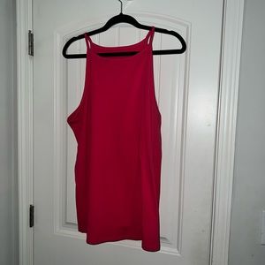 FOXY HIGH NECK TANK Pink